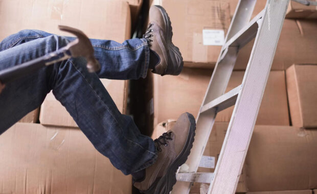 Workplace slip and fall accidents